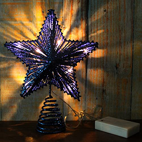 Foto 4 | Homedeco. Estrella Azul Brillante En La Copa Del Árbol En 3d - Venta Internacional.