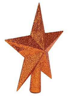 Foto 4 | Decoración Con Forma De Estrella En La Copa De Un Árbol Con - Venta Internacional.
