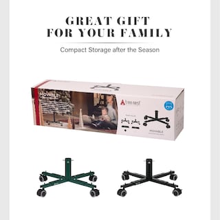 Foto 7 | Soporte Para Árbol De Navidad Con Ruedas Y Nido De Árbol - Venta Internacional.