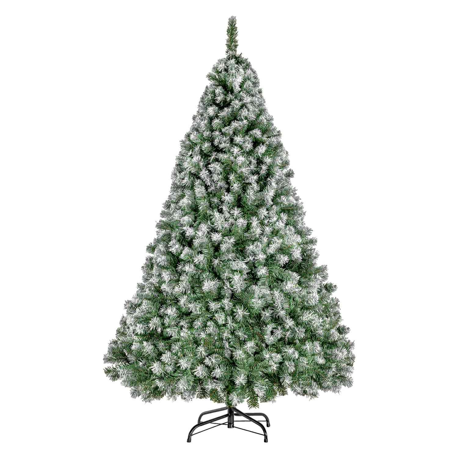 Arbol Navidad Verde Semi Nevado 1.6m Arbolito 650 Ramas $999