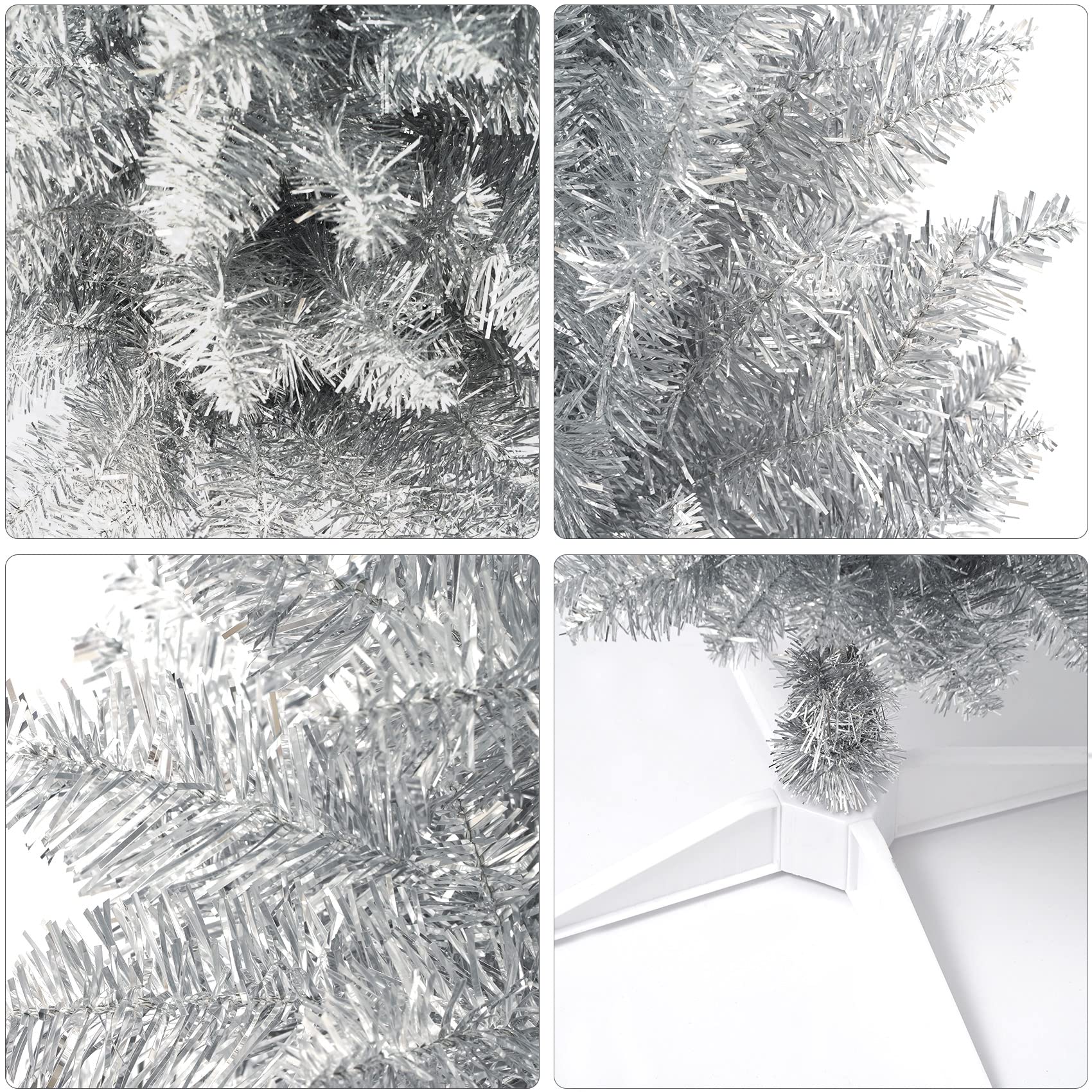 Foto 7 pulgar | Árbol De Navidad Senjie Artificial De 90 Cm Con 50 Luces Y Soporte - Venta Internacional.