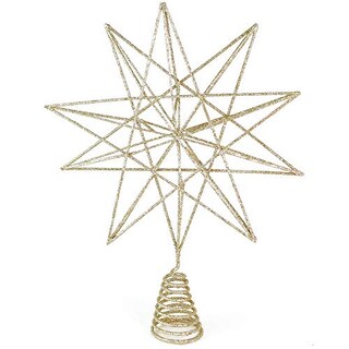 Foto 1 | Adorno De Árbol De Estrellas Con Purpurina De Ornativity, Ad - Venta Internacional.