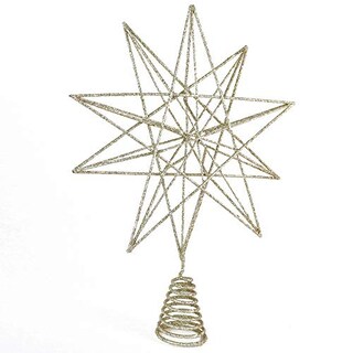 Foto 4 | Adorno De Árbol De Estrellas Con Purpurina De Ornativity, Ad - Venta Internacional.