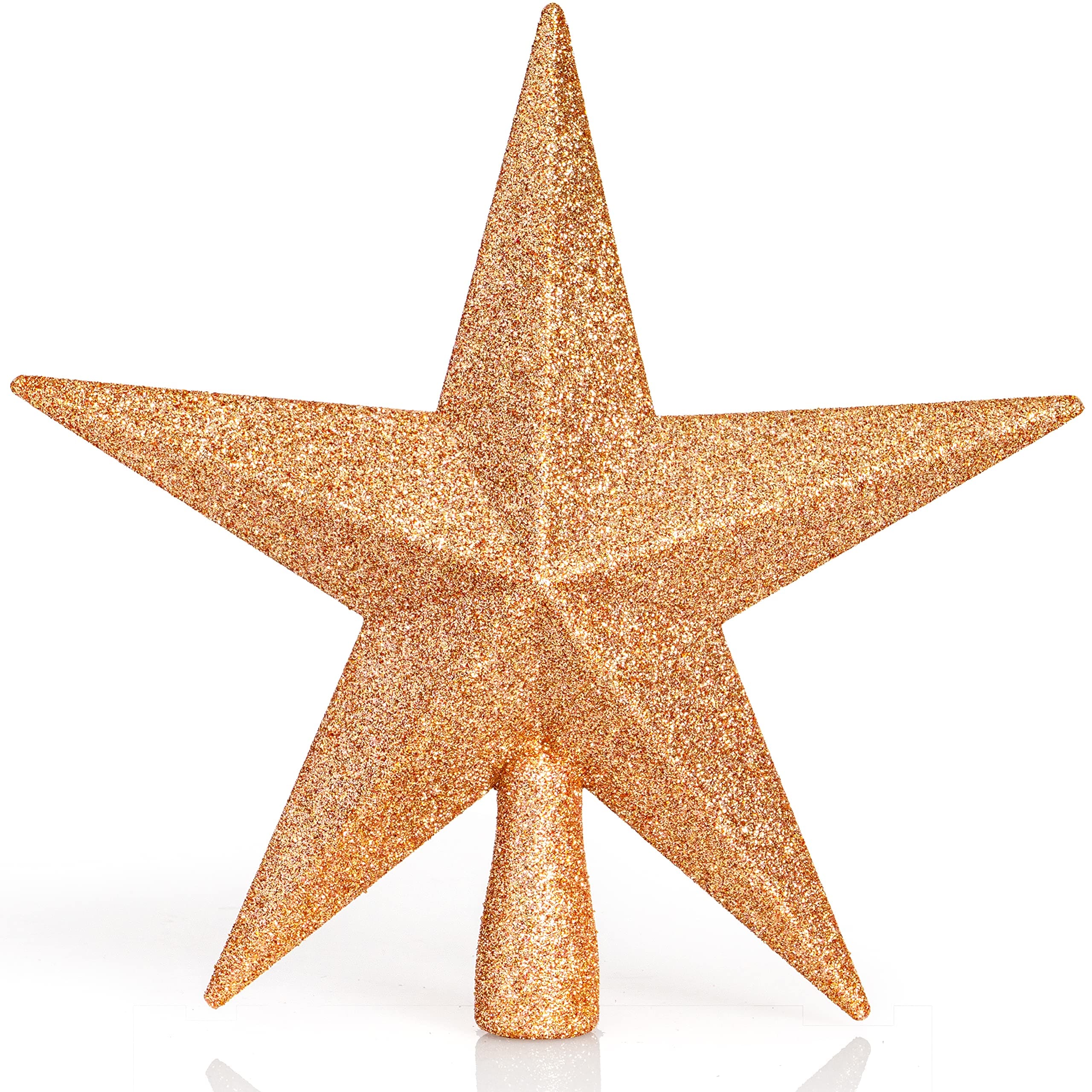 Adorno Para Árbol, Estrella Con Purpurina, 20 Cm, Decoración Navideña - Venta Internacional. $443