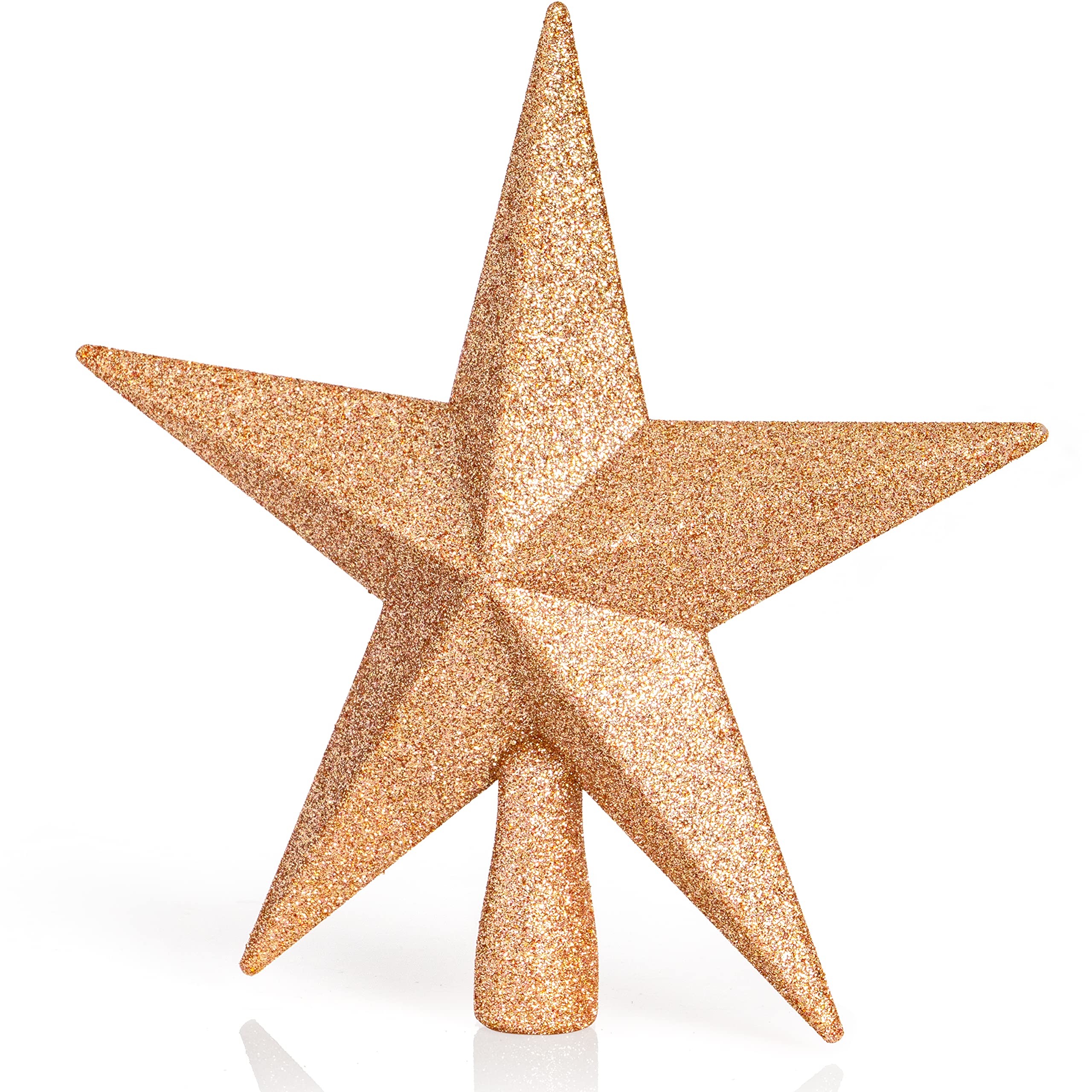 Foto 3 pulgar | Adorno Para Árbol, Estrella Con Purpurina, 20 Cm, Decoración Navideña - Venta Internacional.