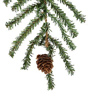 Foto 3 | Árbol De Navidad Vickerman De Pino Caramelo De 60 Cm Con Base De Arpillera - Venta Internacional.