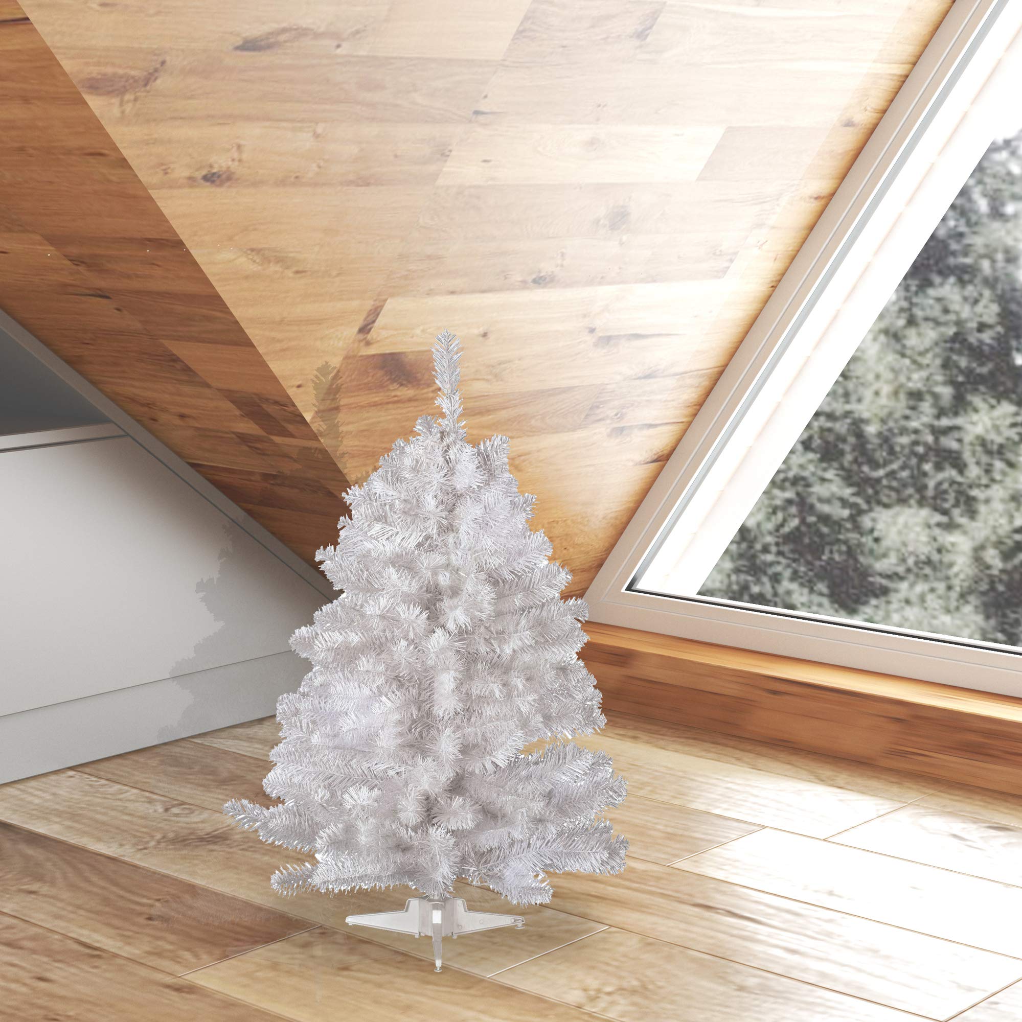 Foto 5 pulgar | Árbol De Navidad Vickerman Crystal, Abeto Blanco, 60 Cm, Sin Iluminación - Venta Internacional.