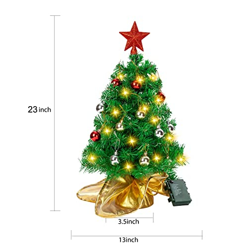 Foto 7 pulgar | Árbol De Navidad Joiedomi Prelit De 58 Cm Con 100 Puntas De Rama Y Kit - Venta Internacional.