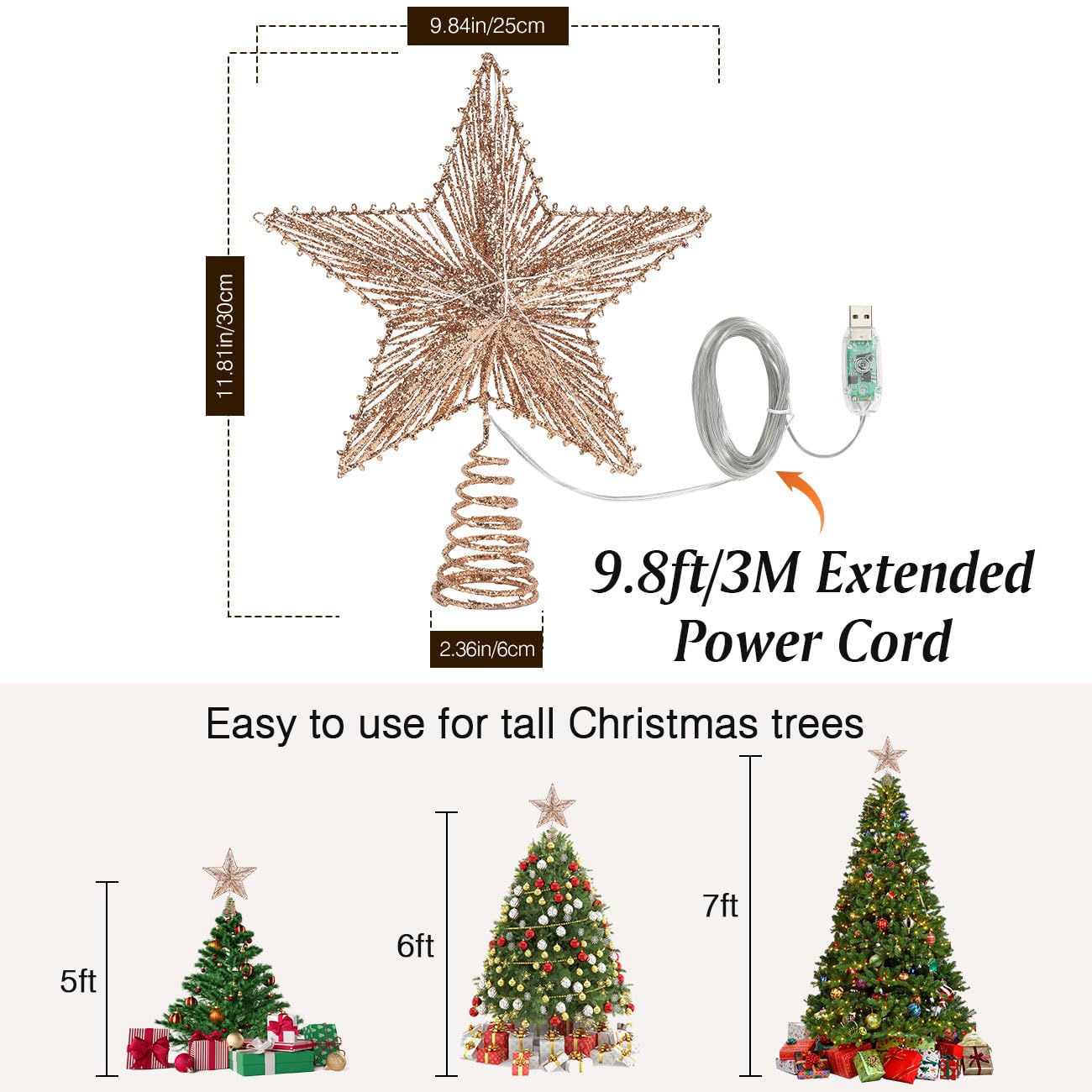 Foto 4 | Mando A Distancia Usb Lewondr Para Adornar El Árbol De Navidad - Venta Internacional.