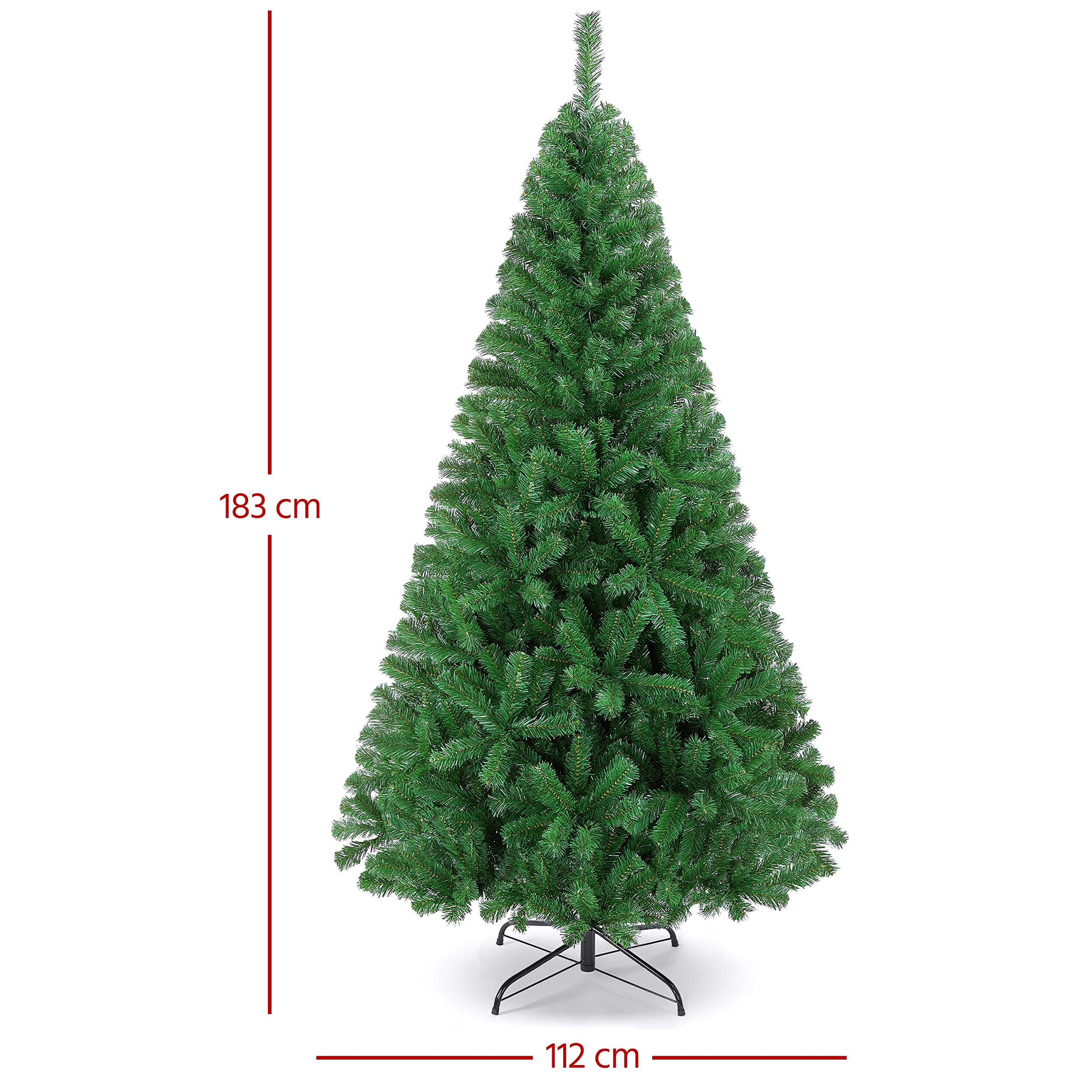 Foto 8 pulgar | Árbol De Navidad Yaheetech De Pino Artificial Verde Realista De 6 Pies - Venta Internacional.