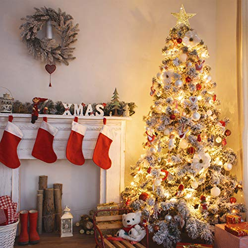 Foto 7 | Árbol De Navidad Con Forma De Estrella Blulu, 25 Cm, Alambre De Hierro Dorado - Venta Internacional.