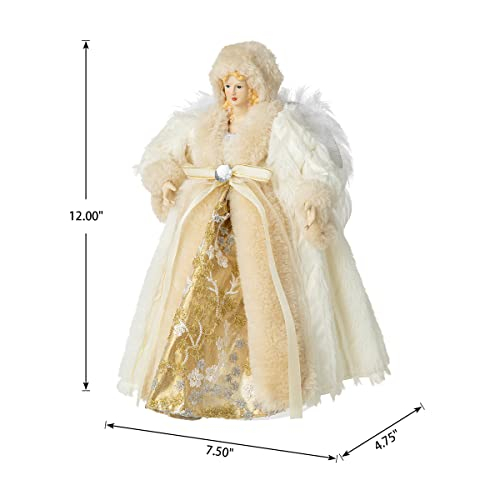 Foto 8 pulgar | Adorno Navideño Para Árbol De Navidad, Diseño De Ángel Glitzhome, 12 Cm - Venta Internacional.