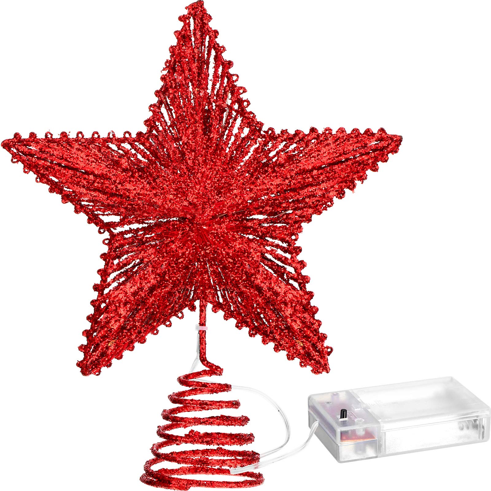 Foto 1 | Decoración Con Forma De Estrella De Navidad Aoriher, 25 Cm, Con 20 Luces Led - Venta Internacional.