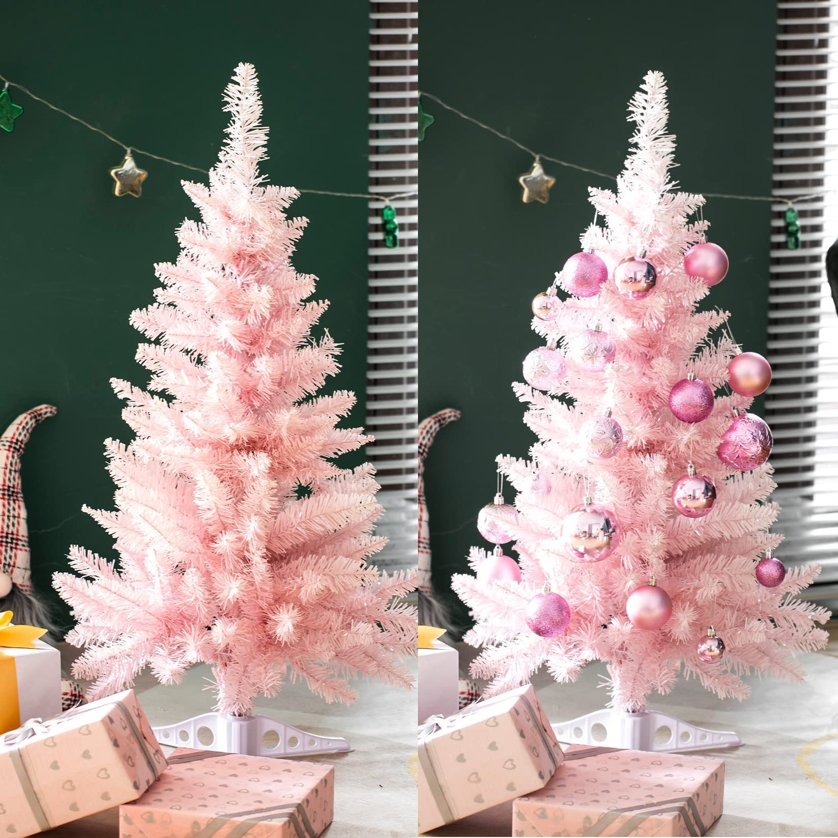 Foto 8 pulgar | Árbol De Navidad Senjie Artificial De 1,2 M Con 100 Luces Led - Venta Internacional.