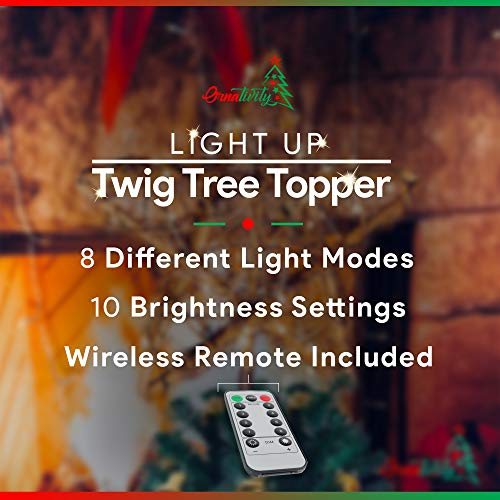Foto 4 | Decoración De Árbol De Navidad Con Forma De Estrella De Ratán Con Luces Led - Venta Internacional.