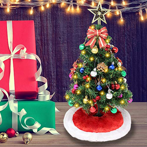 Foto 3 pulgar | Árbol De Navidad Joiedomi De 24 Pulgadas Con Faldón Y Kits De Decoración - Venta Internacional.