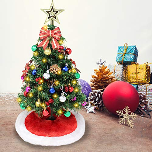 Foto 4 pulgar | Árbol De Navidad Joiedomi De 24 Pulgadas Con Faldón Y Kits De Decoración - Venta Internacional.