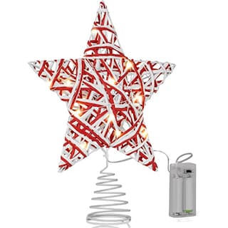 Foto 1 | Adorno Navideño De Ratán Ornativity, Rojo Y Blanco, Con Form - Venta Internacional.