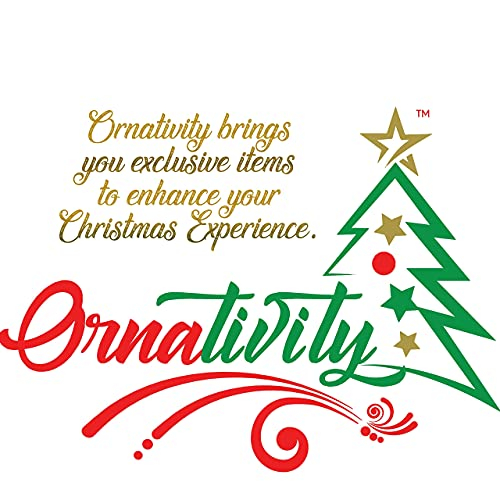 Foto 7 | Adorno Navideño De Ratán Ornativity, Rojo Y Blanco, Con Form - Venta Internacional.