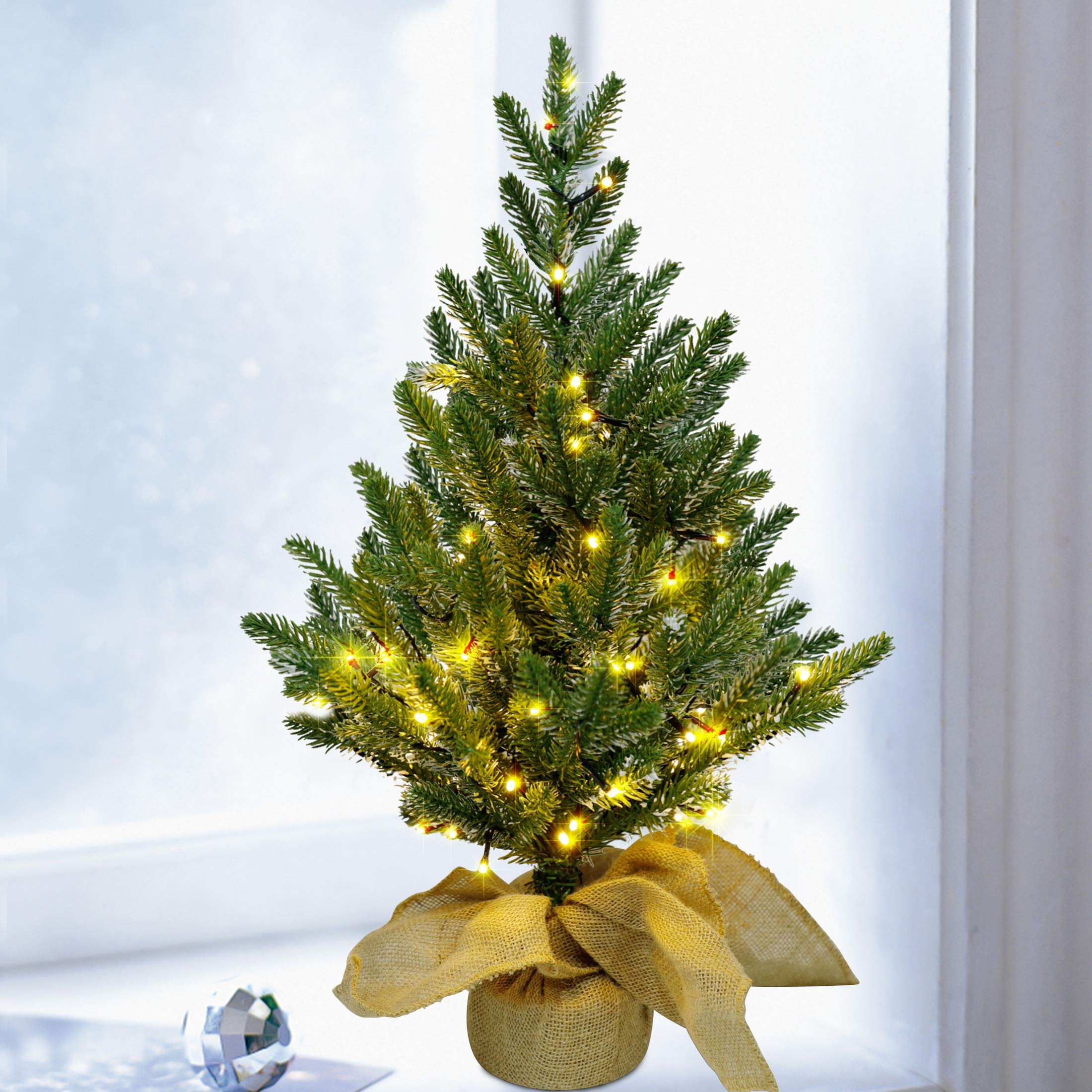 Foto 5 pulgar | Árbol De Navidad Artificial Lulu Home De 60 Cm Con 50 Luces Led - Venta Internacional.