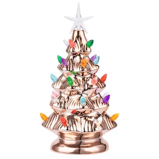 Foto 1 | Mesa Sunnyglade De Cerámica Con Forma De Árbol De Navidad, 28 Led, 11 Pulgadas - Venta Internacional.