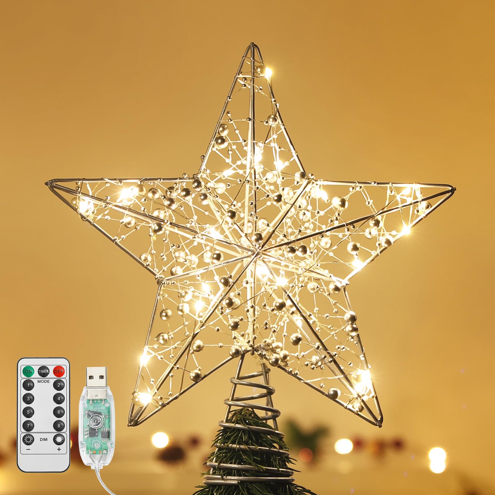 Foto 2 pulgar | Mando A Distancia Usb Lewondr Para Adornar El Árbol De Navidad - Venta Internacional.