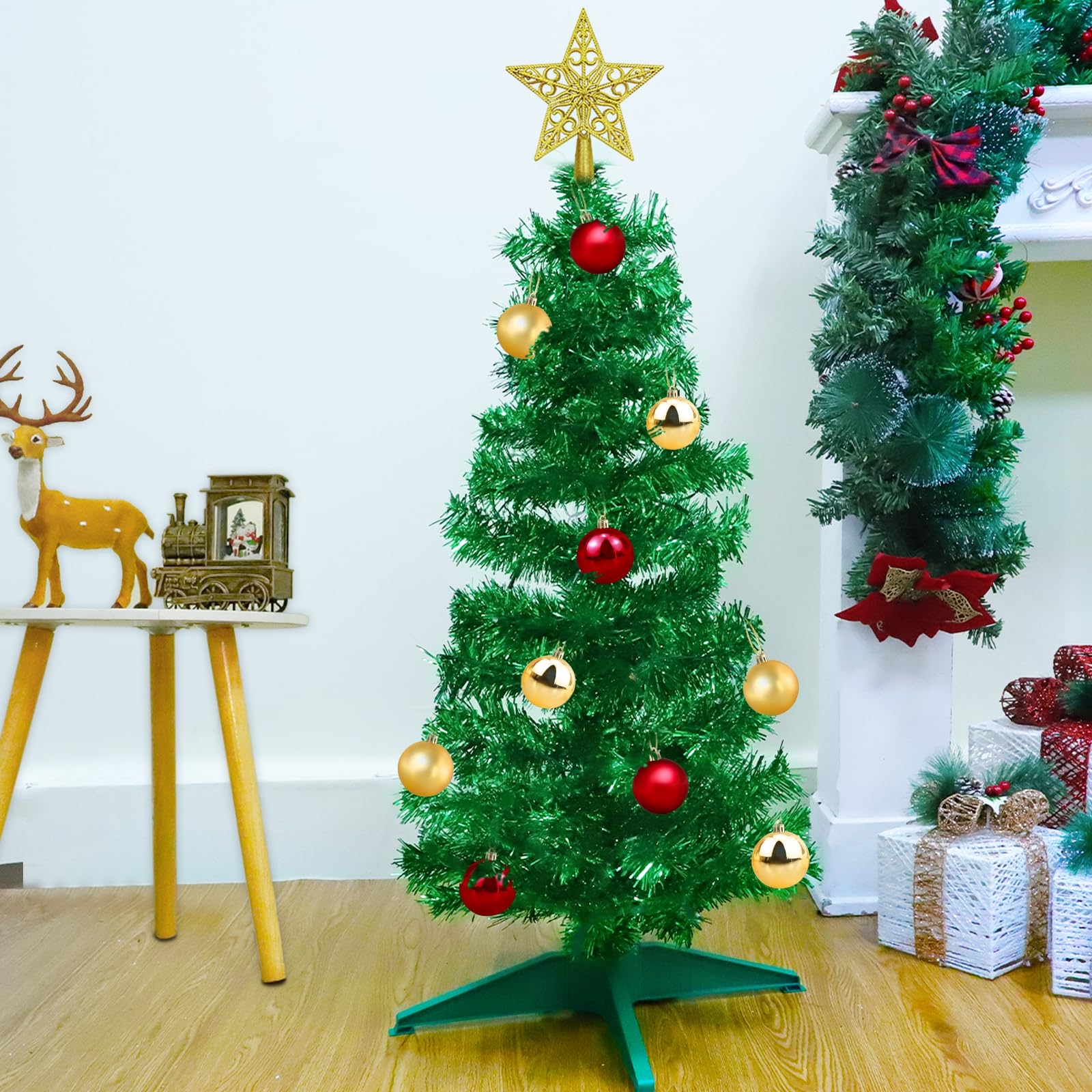 Foto 5 pulgar | [árbol De Navidad] Turnmeon De 90 Cm Con 50 Luces Cálidas Y Temporizador Fun - Venta Internacional.