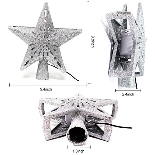 Foto 4 pulgar | Decoración De Árbol De Navidad Con Forma De Estrella Joiedomi Con Luces De Proyector - Venta Internacional.
