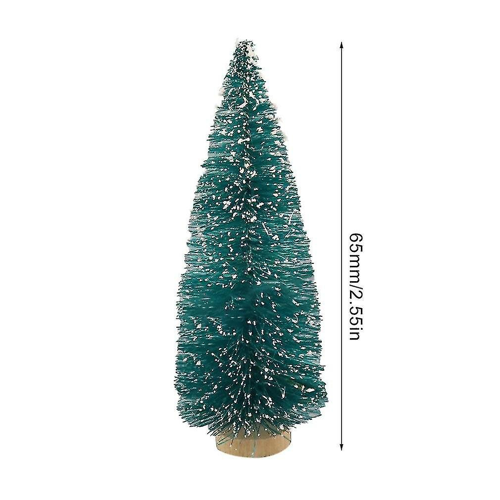 Foto 5 pulgar | Adornos De Mesa Con Forma De Mini Árbol De Navidad Con Flora Artificial - Venta Internacional.