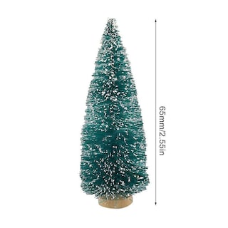 Foto 4 | Adornos De Mesa Con Forma De Mini Árbol De Navidad Con Flora Artificial - Venta Internacional.