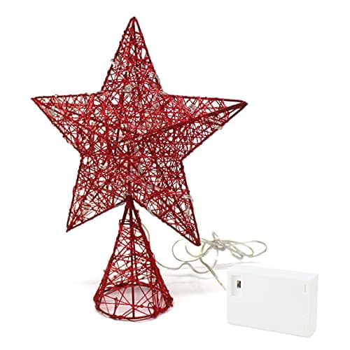 Homedeco. Estrella Roja En Forma De Árbol Con Luces Led De C - Venta Internacional. $923