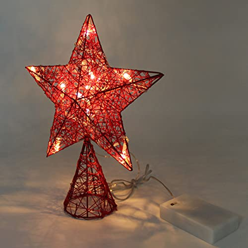 Foto 6 pulgar | Homedeco. Estrella Roja En Forma De Árbol Con Luces Led De C - Venta Internacional.