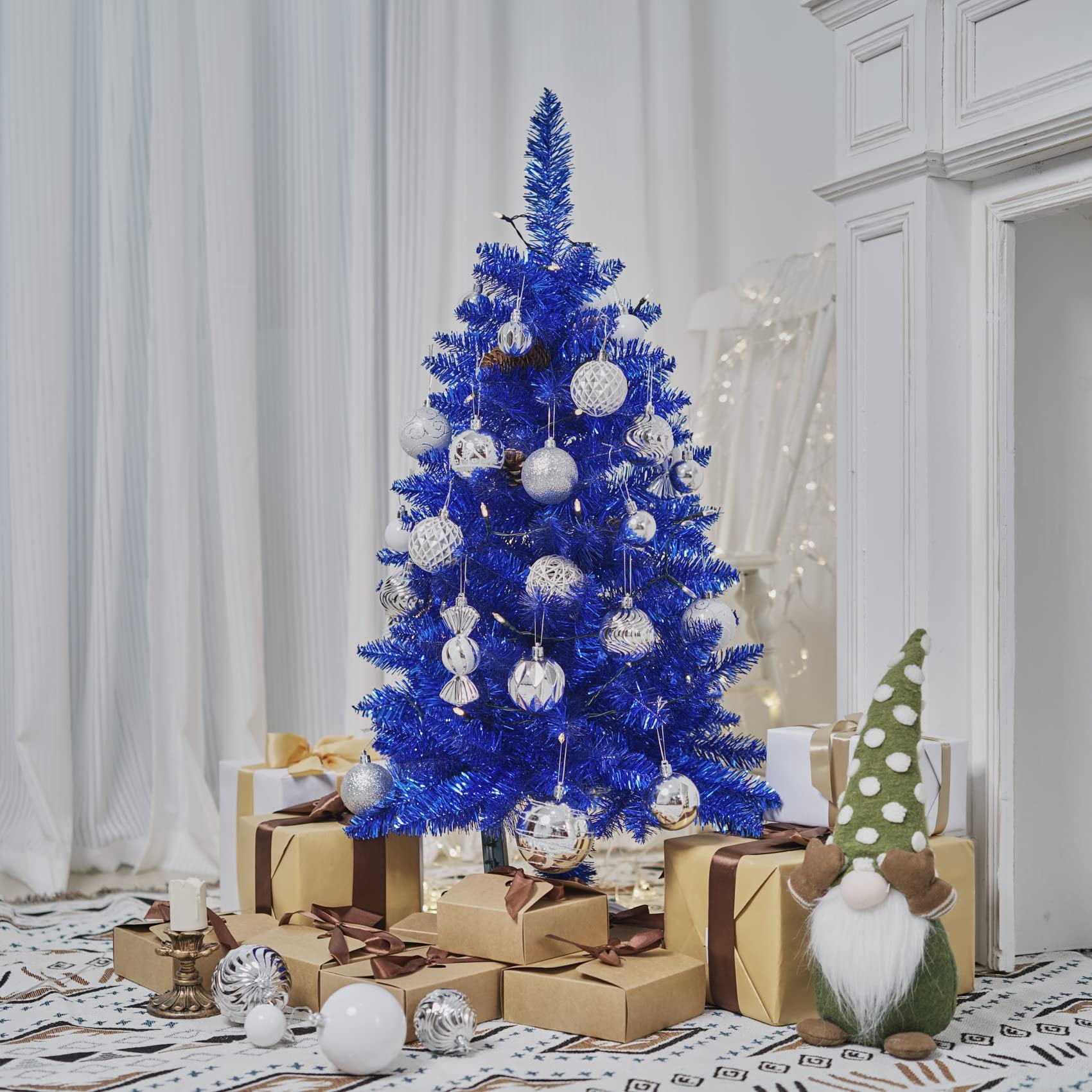 Foto 6 pulgar | Árbol De Navidad Artificial Senjie De 90 Cm Con 160 Puntas De Rama - Venta Internacional.