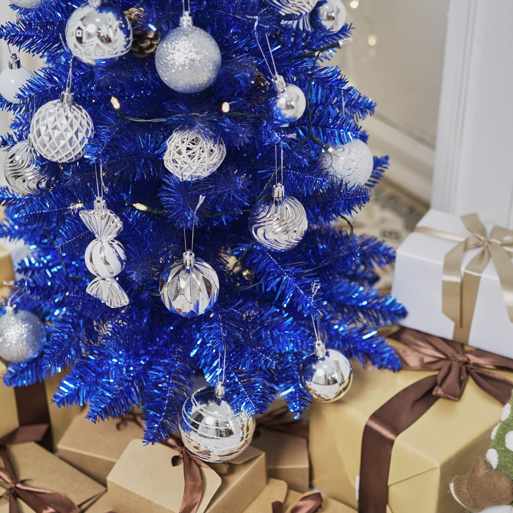 Foto 6 | Árbol De Navidad Artificial Senjie De 90 Cm Con 160 Puntas De Rama - Venta Internacional.