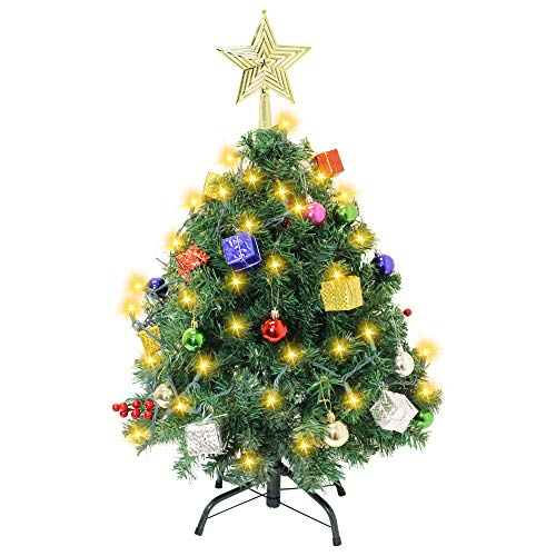 Foto 2 pulgar | Árbol De Navidad Joiedomi De 75 Cm Con Kits De Decoración Y Luces - Venta Internacional.