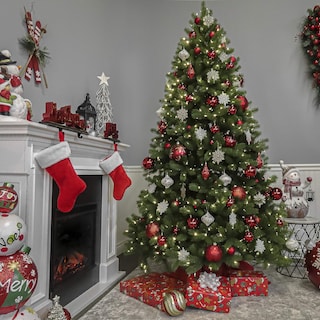 Foto 5 | Árbol De Navidad Artificial National Tree, Abeto Barrido Hacia Abajo, 2,1 M - Venta Internacional.