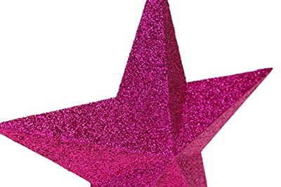 Foto 5 | Decoración Con Forma De Estrella En La Copa De Un Árbol Con - Venta Internacional.