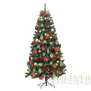 Foto 1 | Árbol De Navidad 180 Cm Sgxmas180 + Esferas Hjener020000 + Luces Xmaslight250