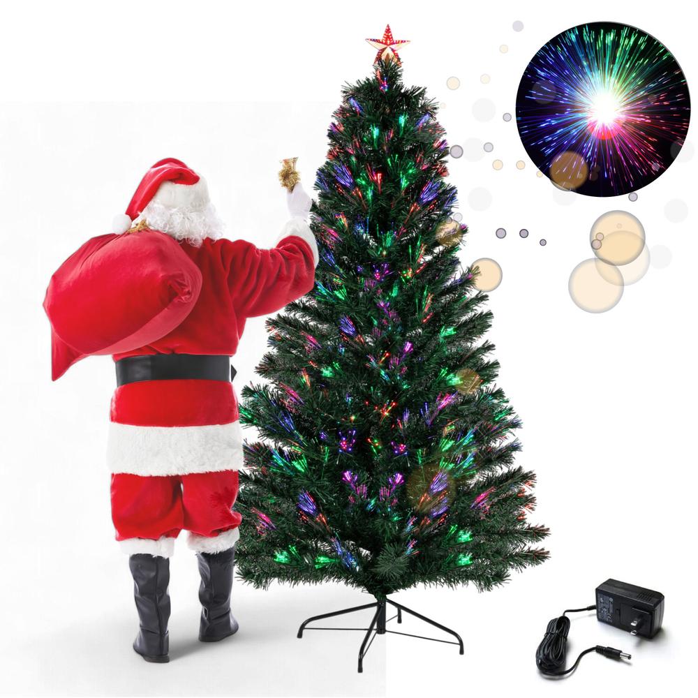 Foto 1 | Árbol De Navidad 1.80 Mts Led Luces Integradas Pino Frondoso