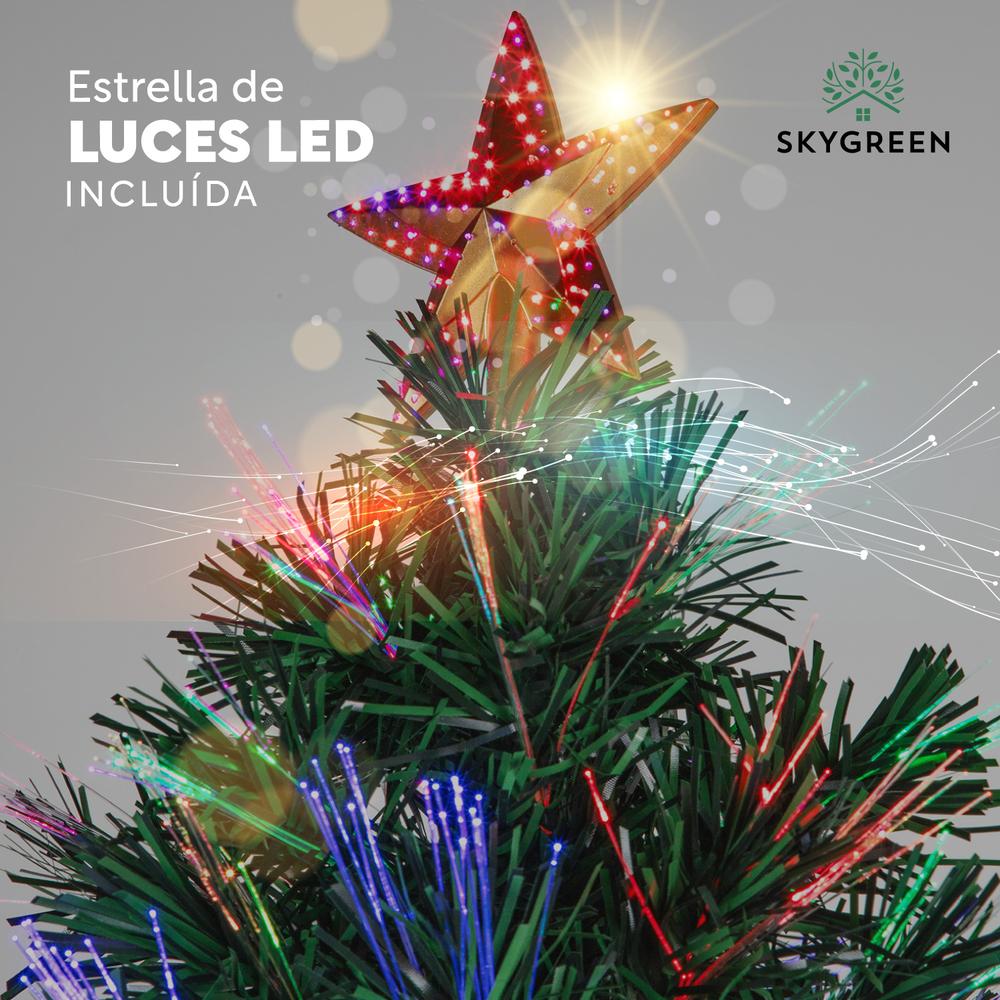 Foto 5 | Árbol De Navidad 1.80 Mts Led Luces Integradas Pino Frondoso