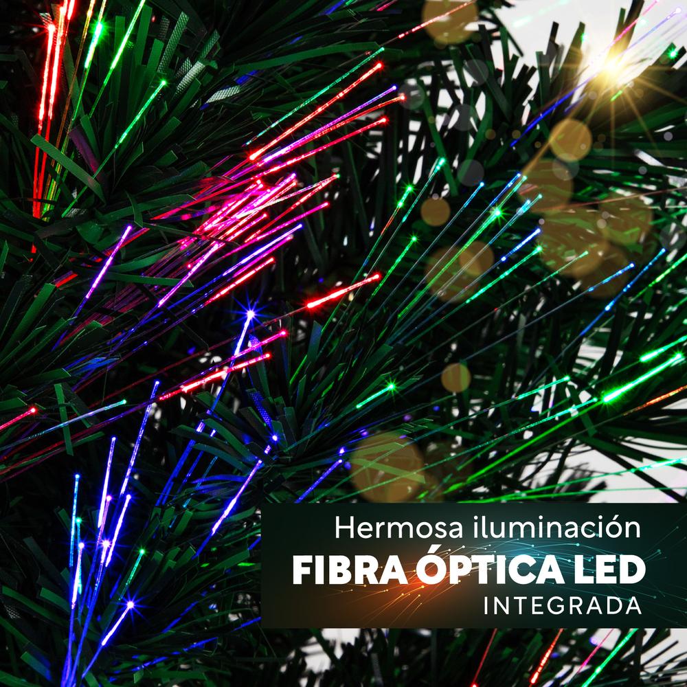 Foto 3 pulgar | Árbol De Navidad Artificial 1.80 Mts Led Iluminado Frondoso