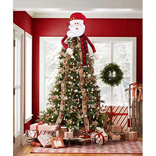 Foto 5 pulgar | Gorro Grande Para Adornar Árboles De Navidad, Papá Noel Con  - Venta Internacional.
