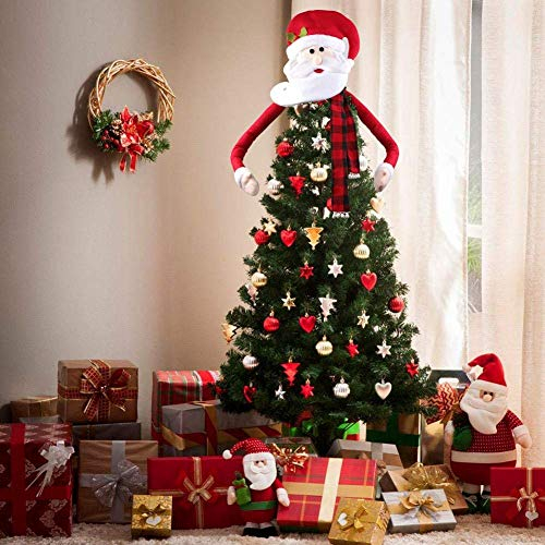 Foto 7 pulgar | Gorro Grande Para Adornar Árboles De Navidad, Papá Noel Con  - Venta Internacional.