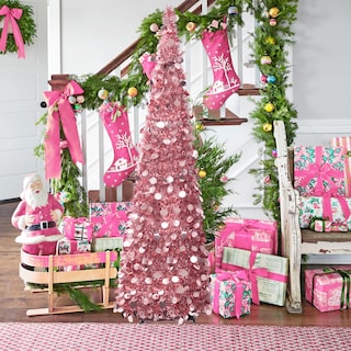 Foto 6 | Árbol De Navidad Macting 1.5 M Oro Rosa - Venta Internacional