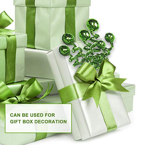 Foto 2 | Set de Decoración para Árbol De Navidad Zhanyigy Bola de Lentejuelas Verdes - Venta Internacional