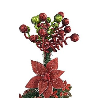 Foto 7 | Set de Decoración para Árbol De Navidad Zhanyigy Bola de Lentejuelas Verdes - Venta Internacional