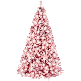 Foto 1 | Árbol De Navidad Best Choice Products, Preiluminado, Rojo, 7.5 Pies Con 550 - Venta Internacional.