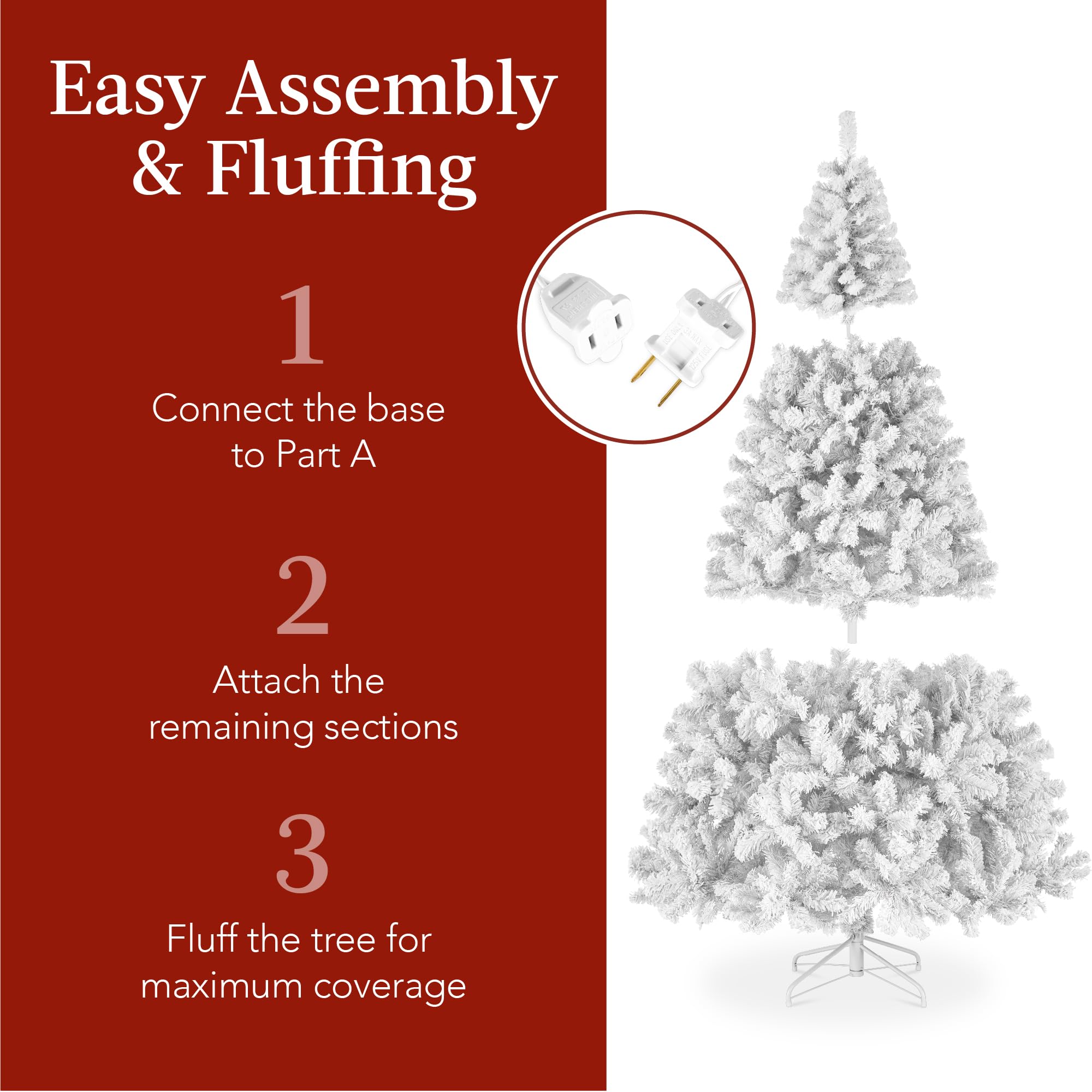 Foto 5 pulgar | Árbol De Navidad Best Choice Products, 6 Pies Con 250 Luces Led - Venta Internacional.