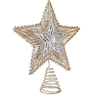 Foto 4 | Adorno Navideño Con Purpurina Para Árbol De Estrellas De Bel - Venta Internacional.