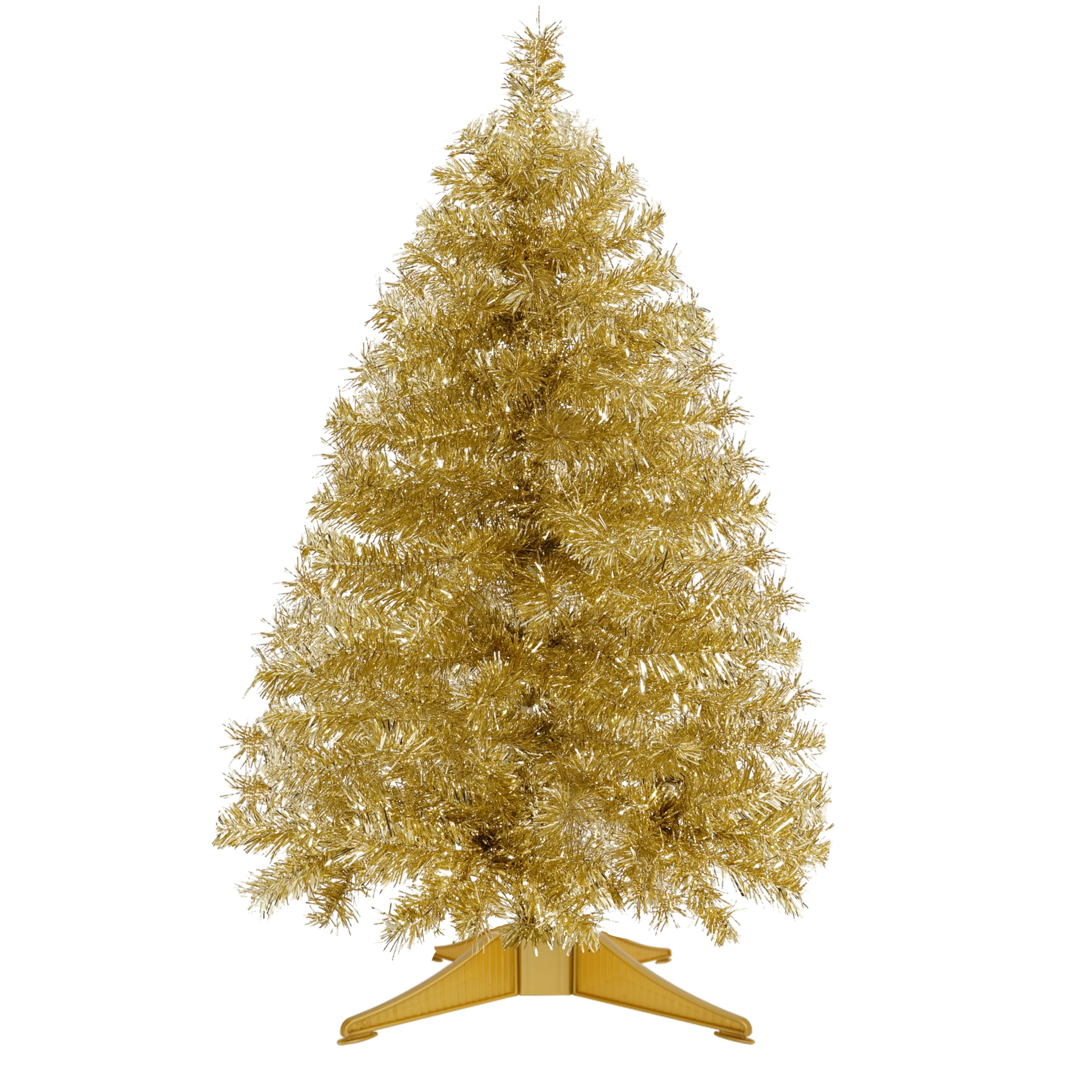 Foto 8 pulgar | Árbol De Navidad Sunshine Champagne Con Luz De 90 Cm Y Adornos - Venta Internacional.